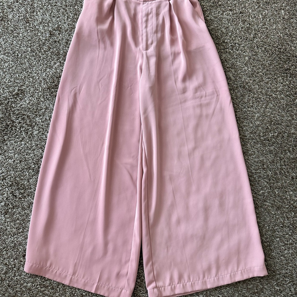 Tronjori Blush Wide Leg Trousers